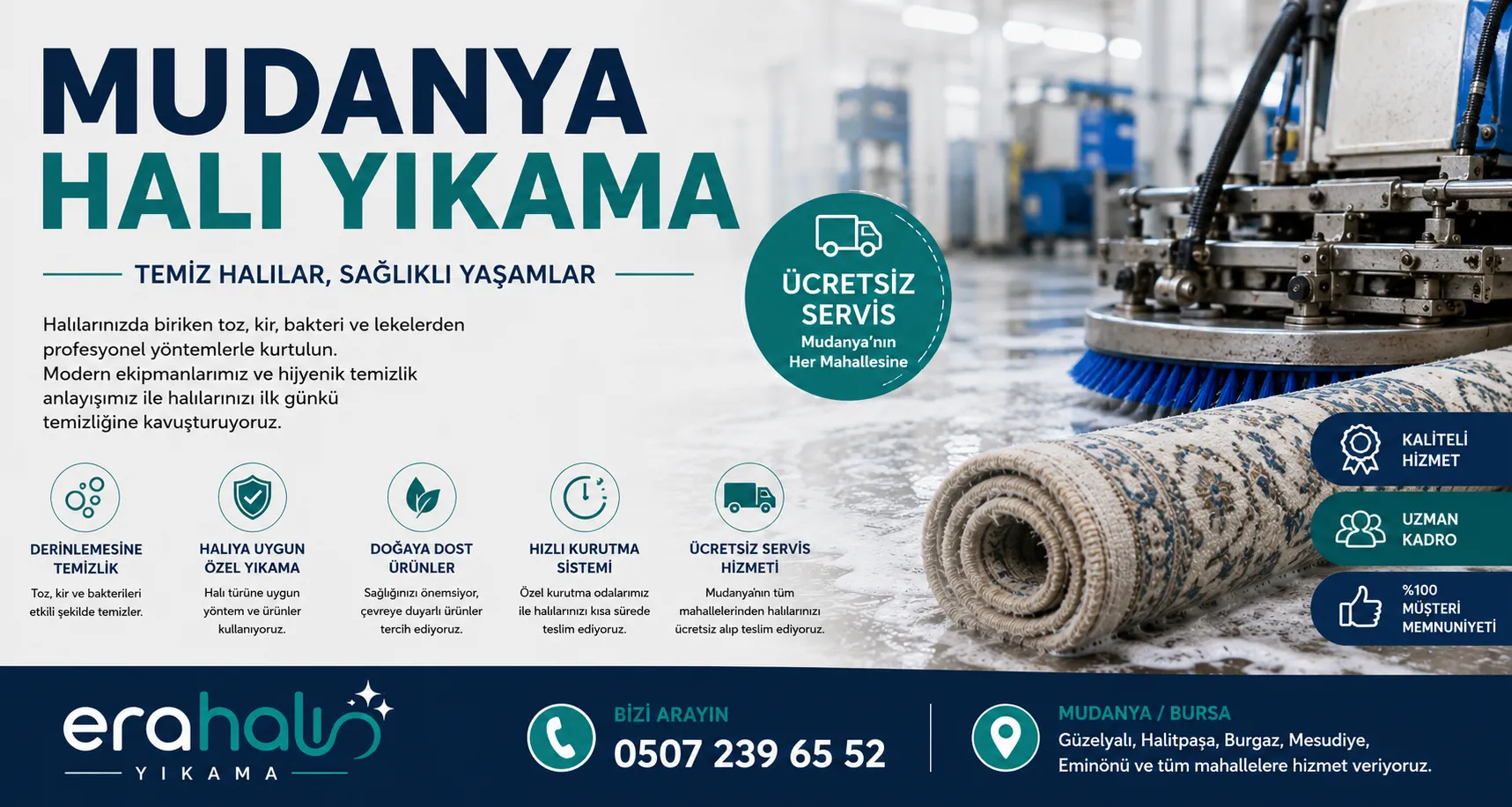 Mudanya Halı Yıkama